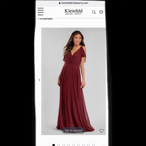 kleinfeld bridesmaid dresses NEW Dress Cold Shoulder Chiffon SKYWAY Size 20 KL-200011 Cold-Shoulder Long Kleinfeld Bridesmaid Dress